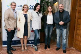 Foto de grupo. "Dialogando" con Marta Flich. Paraninfo. Noviembre de 2017