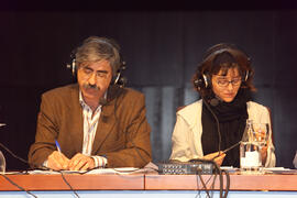 Programa de Radio Nacional de España "Juntos paso a paso". 3º Congreso Internacional de Actividad Físico-Deportiva para Mayores de la Universidad de Málaga. Palacio de Ferias y Congresos de Málaga. Marzo de 2009