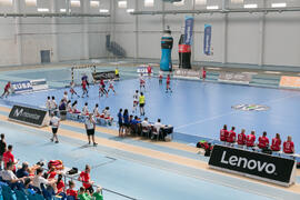 Partido Universidad de Aksaray - Universidad de Oslo. Categoría femenina. Campeonato Europeo Universitario de Balonmano. Antequera. Julio de 2017