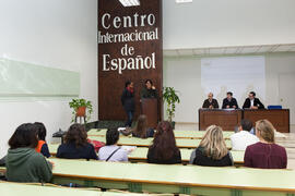 Graduación de los alumnos del CIE de la Universidad de Málaga. Centro Internacional de Español. Febrero de 2015