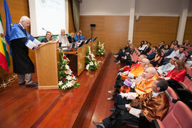 Discurso de investidura como Doctor "Honoris Causa" de Jean-Marie Lehn por la Facultad de Ciencias de la Universidad de Málaga. Edificio del Rectorado. Junio 2015