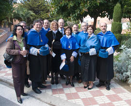 Toma de posesión de nuevos decanos, directores de centro y defensores de la Comunidad Universitaria. Paraninfo. Febrero de 2008