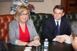 Inauguración de la oficina de la Universidad de Incheón. Rectorado. Abril de 2011