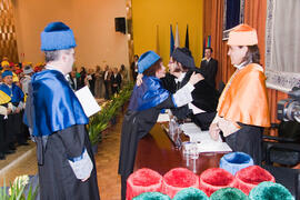 Investidura de nuevos doctores por la Universidad de Málaga. Paraninfo. Diciembre de 2009