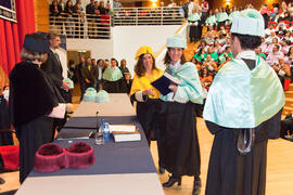 Investidura de nuevos doctores por la Universidad de Málaga. Salón de Actos de la Facultad de Derecho. Enero de 2013