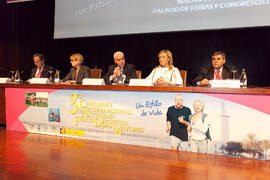 Acto de Clausura del 3º Congreso Internacional de Actividad Físico-Deportiva para Mayores de la Universidad de Málaga. Palacio de Ferias y Congresos de Málaga. Marzo de 2009