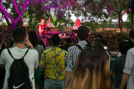 Concierto de Joe Crepúsculo. Cursos de Verano de la Universidad de Málaga. Contenedor Cultural UMA. Julio de 2018