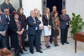 Toma de posesión de Antonio Morales como Presidente del Consejo Social de la Universidad de Málaga. Abril de 2014