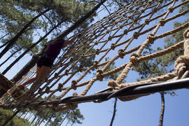 Actividad en Aventura Amazonia Marbella. Olimpiada Española de Economía, Fase Nacional. Marbella. Junio de 2015