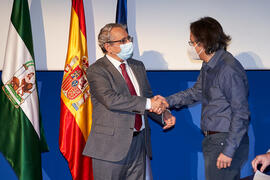 Toma de posesión de Rafael Antonio Cañas Pendón como nuevo profesor titular del Área de Bioquímica y Biología Molecular de la Universidad de Málaga. Paraninfo. Diciembre de 2021