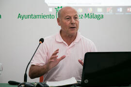 Juan Antonio Corbalán. Curso "El aceite de oliva, salud, cultura y riqueza de los pueblos mediterráneos". Cursos de Verano de la Universidad de Málaga. Vélez Málaga. Julio de 2018