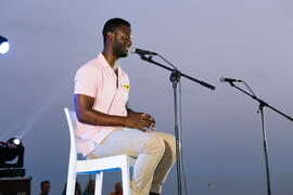 Recital de César Brandon. Festival Benéfico en los Baños del Carmen. Cursos de Verano de la Universidad de Málaga. Málaga. Julio de 2018