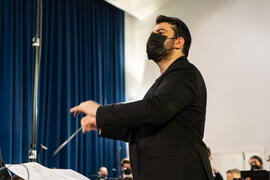 Concierto de Bandas Sonoras de la 30 edición de Fancine de la Universidad de Málaga. Auditorio de la Escuela Técnica de Ingeniería de Telecomunicaciones e Informática. Noviembre de 2020