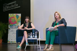 Ponencia de Mabel Lozano, "Trata de mujeres con fines de explotación sexual". Curso "Mujeres frente a la violencia". Cursos de verano 2018 de la Universidad de Málaga. Marbella. Julio de 2018