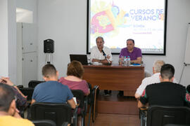 Conferencia de Javier Aroca. Curso "Un siglo de la Asamblea de Ronda". Cursos de Verano de la Universidad de Málaga. Ronda. Julio de 2018