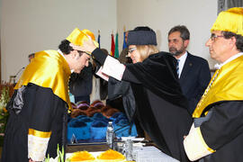 Investidura de nuevos doctores por la Universidad de Málaga. Paraninfo. Febrero de 2012