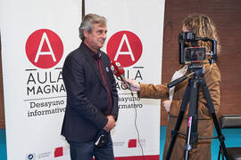 Entrevista a José Francisco Murillo. Jornada de Puertas Abiertas de la Universidad de Málaga. Complejo Polideportivo Universitario. Marzo de 2022