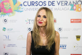 María Jesús Fernández, directora del curso "Periodismo y comunicación". Cursos de Verano de la Universidad de Málaga. Ronda. Julio de 2018