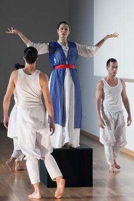 Representación de la obra "La Gaviota" de la compañía Mu Teatro. Paraninfo. Octubre de 2015