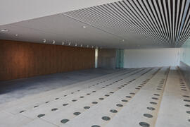 Interiores de la nueva Facultad de Psicología. Campus de Teatinos. Mayo de 2021