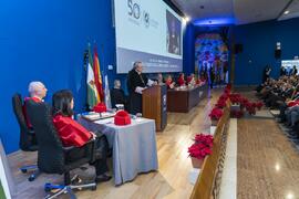 Discurso de José Ángel Narváez. Investidura de Emilia Casas Baamonde como Doctora "Honoris Causa" por la Facultad de Derecho de la Universidad de Málaga. Paraninfo. Noviembre de 2022