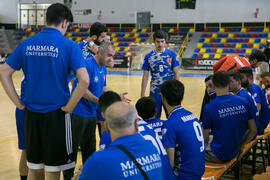Partido Universidad de Mármara - Universidad de Suceava. Categoría masculina. Campeonato Europeo Universitario de Balonmano. Antequera. Julio de 2017