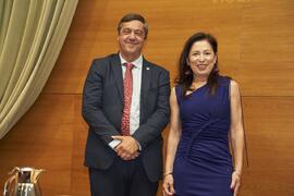 Toma de posesión de Beatriz Lacomba Arias como nueva Vicerrectora Adjunta para el Acceso y Admisión de Estudiantes de la Universidad de Málaga. Edificio del Rectorado. Abril de 2024