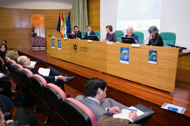 Mesa 3: "La perspectiva de las personas (físicas y jurídicas)". Jornada "Brexit y Gibraltar. Un reto con oportunidades conjuntas". Edificio del Rectorado. Febrero de 2017