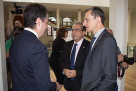 Visita del ministro de Ciencia, Innovación y Universidades, Pedro Duque. Edificio del Rectorado. Junio de 2018