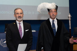 Miguel Porras. Apertura del Curso Académico 2019/2020 de la Universidad de Málaga. Paraninfo. Septiembre de 2019