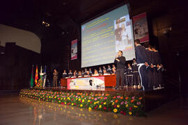 Acto de Clausura del 3º Congreso Internacional de Actividad Físico-Deportiva para Mayores de la Universidad de Málaga. Palacio de Ferias y Congresos de Málaga. Marzo de 2009