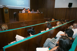 Mesa redonda: "Las claves del éxito de las radiofórmulas y los nuevos formatos televisivos". Curso "Periodismo y comunicación". Cursos de Verano de la Universidad de Málaga. Ronda. Julio de 2018