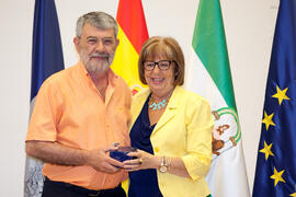 Homenaje al personal que cumple 25 años al servicio de la Universidad de Málaga y personal jubilado. Paraninfo. Julio de 2014