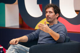 César Bona en el coloquio "Dialogando". Facultad de Derecho. Enero de 2017