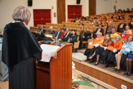 Investidura como Doctor "Honoris Causa" de D. Jaime Gil Aluja por la Facultad de Económicas de la Universidad de Málaga. Paraninfo. Noviembre de 2014