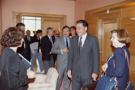 Visita del gobernador de Puerto Rico a la Universidad de Málaga y Obispado. 1993