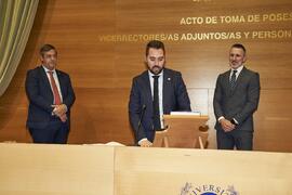 Toma de posesión de Nicolás Fernández Pérez como nuevo Coordinador de Protocolo y Dinamización Universitaria de la Universidad de Málaga. Edificio del Rectorado. Abril de 2024