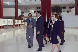 Visita del gobernador de Puerto Rico a la Universidad de Málaga y Obispado. 1993