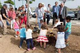 Incorporación de nuevos árboles al Bosque del Conocimiento. Campus de Teatinos. Mayo 2015