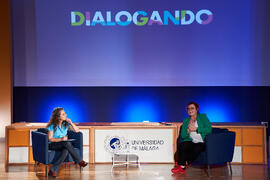 "Dialogando" con Clara Grima. Escuela de Ingenierías Industriales de la Universidad de Málaga. Mayo de 2024