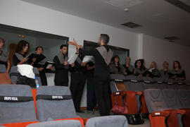 Coro Oficial de la Universidad de Málaga en la Apertura del Curso Académico 2016/2017 de la Universidad de Málaga. Salón de actos de la Escuela de Ingenierías Industriales. Septiembre de 2016