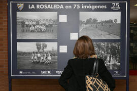 Exposición "La Rosaleda en 75 imágenes". Complejo Polideportivo Universitario. Marzo de 2017