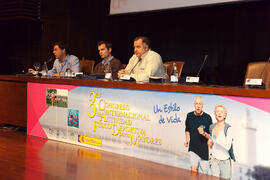 Panel de Expertos. 3º Congreso Internacional de Actividad Físico-Deportiva para Mayores de la Universidad de Málaga. Palacio de Ferias y Congresos de Málaga. Marzo de 2009
