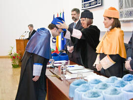 Investidura de nuevos doctores por la Universidad de Málaga 2010. Paraninfo. Enero de 2010