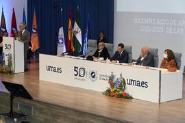 Intervención de Miguel Porras. Solemne Acto de Apertura del Curso Académico 2022/2023 de las Universidades Andaluzas. Escuela Técnica Superior de Ingeniería Informática y Telecomunicaciones. Septiembre de 2022