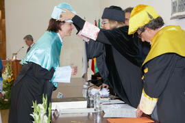 Investidura de nuevos doctores por la Universidad de Málaga. Paraninfo. Febrero de 2012