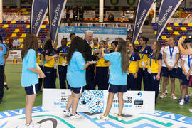 Medalla de oro para Brasil. Acto de clausura y entrega de medallas. 14º Campeonato del Mundo Universitario de Fútbol Sala 2014 (FUTSAL). Antequera. Julio de 2014