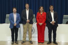 Candidatos a Rector de la Universidad de Málaga. Debate electoral. Escuela Técnica Superior de Ingeniería Informática y Telecomunicaciones. Noviembre de 2023
