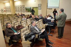 Conferencia de Juan Ramón Cuadrado Roura. Encuentro del grupo "EconomistasXAndalucía". Facultad de Ciencias Económicas y Empresariales. Diciembre de 2014