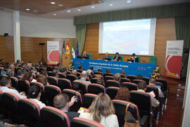 Inauguración de "The Social Dimension and Responsability of Universities". Presidencia Española de la Unión Europea. Rectorado. Mayo de 2010